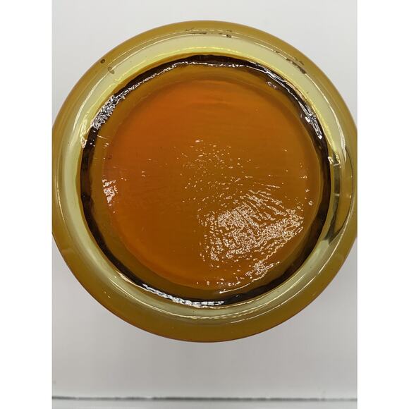 Vntg Hand Blown Dalian Glass Pitcher and 4 Tumblers 1960’s Snowflake Clambroth - Picture 6 of 11